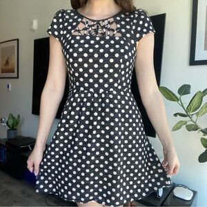Anthropologie Maeve Nicola Polka Dot Dress